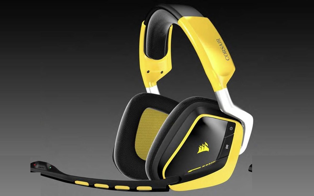Corsair headset packaging renders