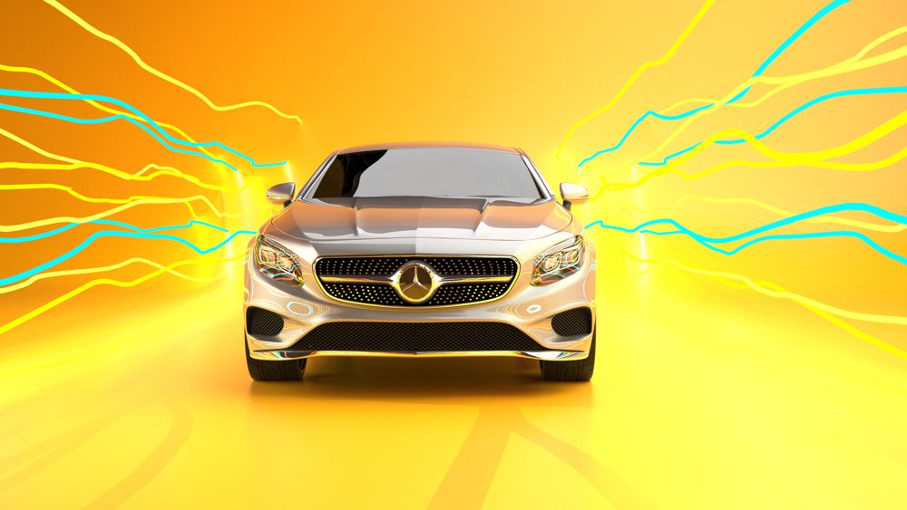 Mercedes environment and render